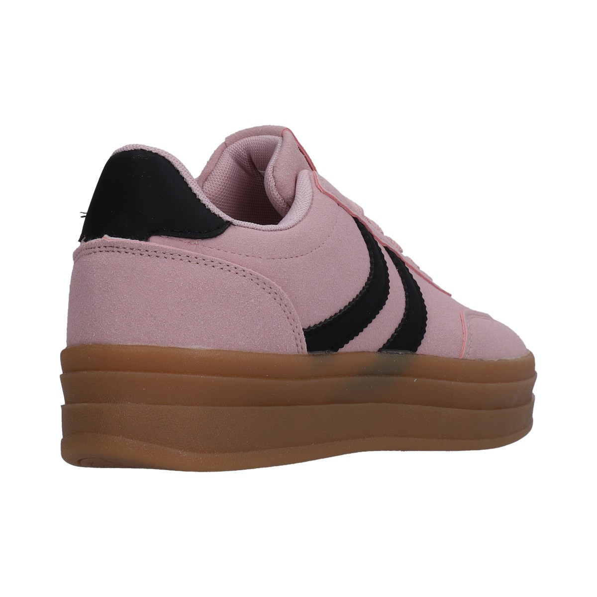 Foto 4 pulgar | Tenis Berlin Dama Rosa Suela Plataforma Ambar