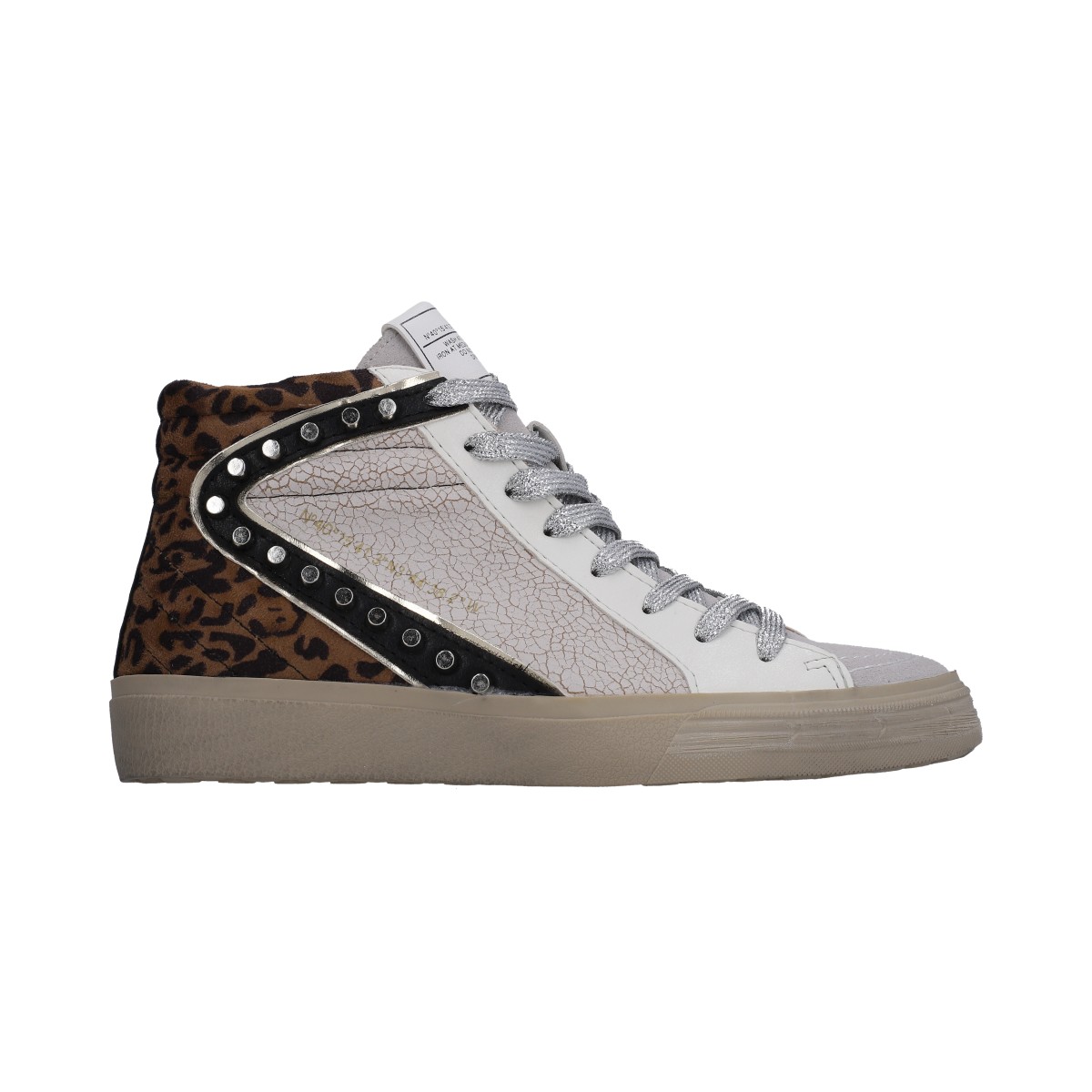 Foto 2 | Tenis Dama Berlin Plata Animal Print Y Remaches