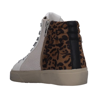 Foto 4 | Tenis Dama Berlin Plata Animal Print Y Remaches