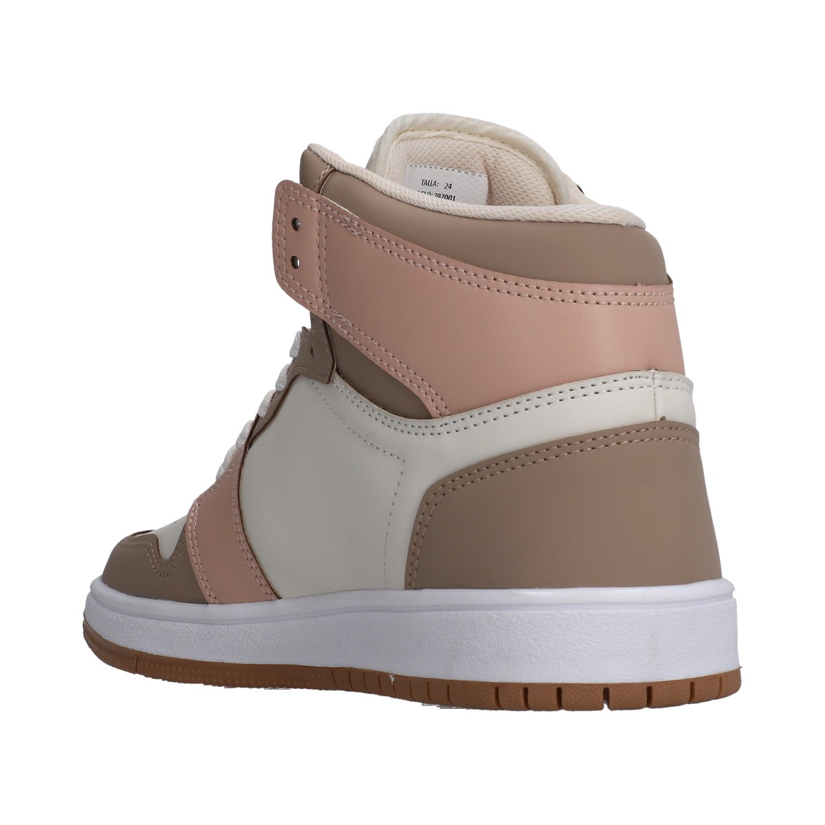 Foto 4 | Tenis Botín  Casual Dama Berlin Blanco Rosa