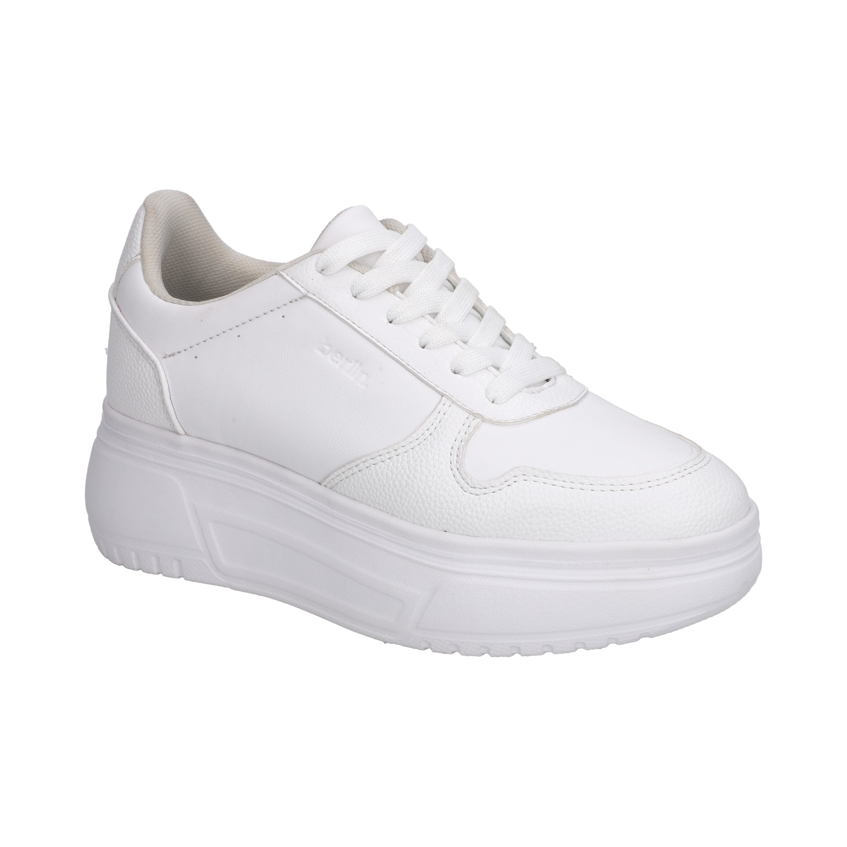Tenis Dama Casual Berlin Blanco Agujetas