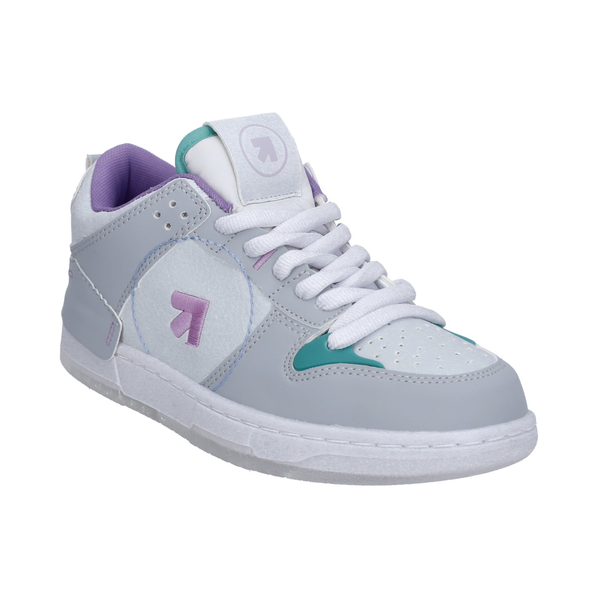 Tenis Dama Casual Berlin Gris Blanco Rosa