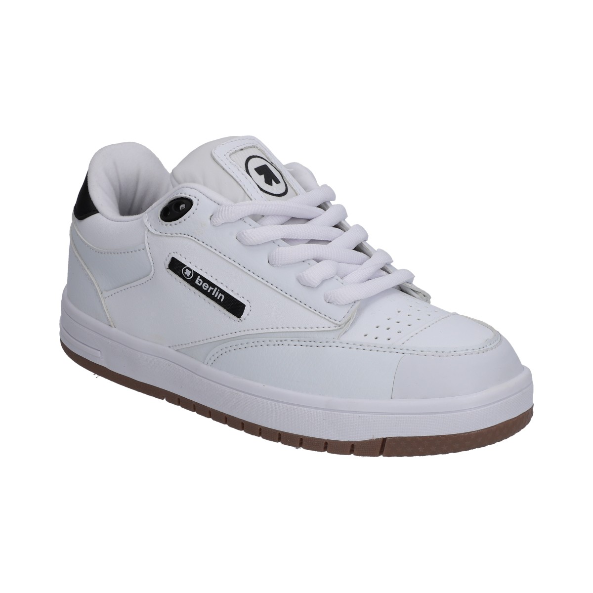 Foto 1 | Tenis Dama Berlin Blanco Negro Urbanos