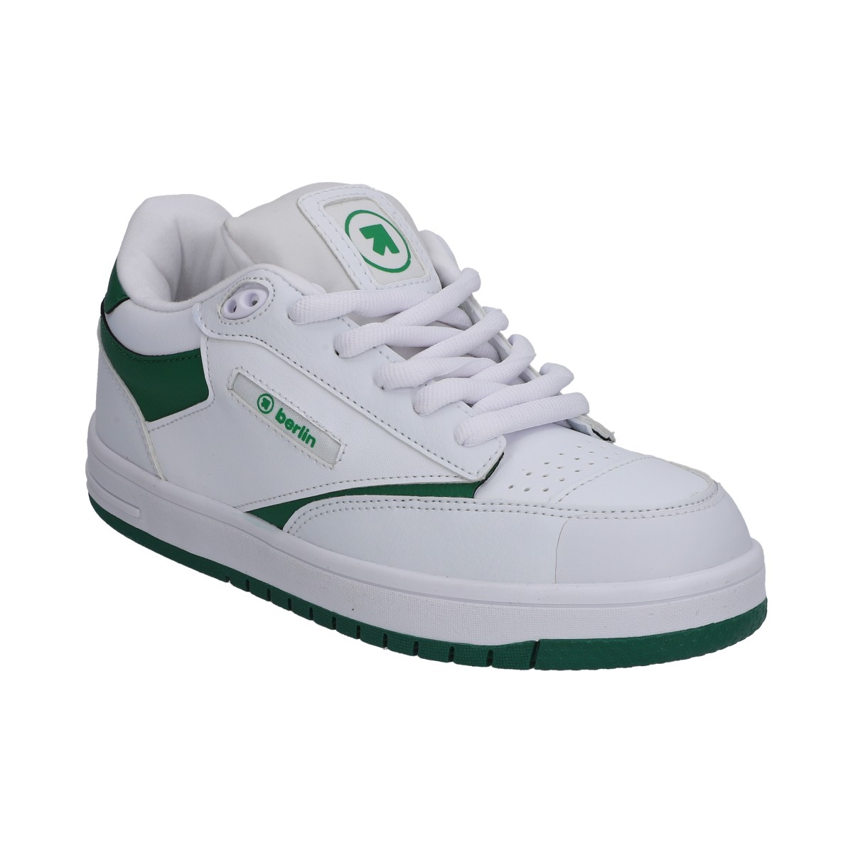 Foto 2 pulgar | Tenis Dama Berlin Blanco Verde Urbanos