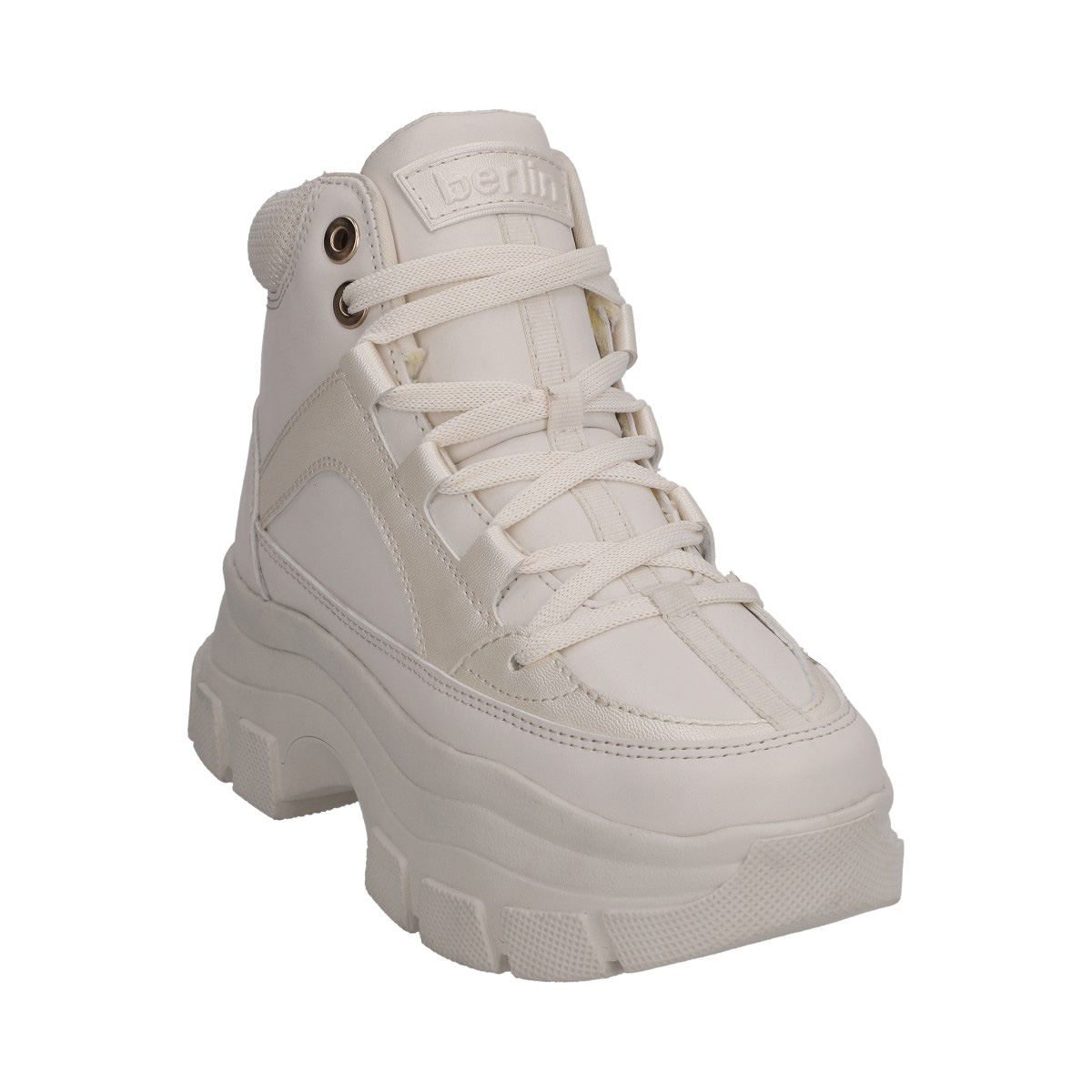 Tenis Botín Casual Dama Berlin Beige