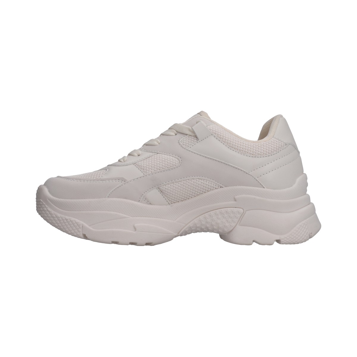 Foto 4 pulgar | Tenis Dama Casual Beige Suela Deportiva
