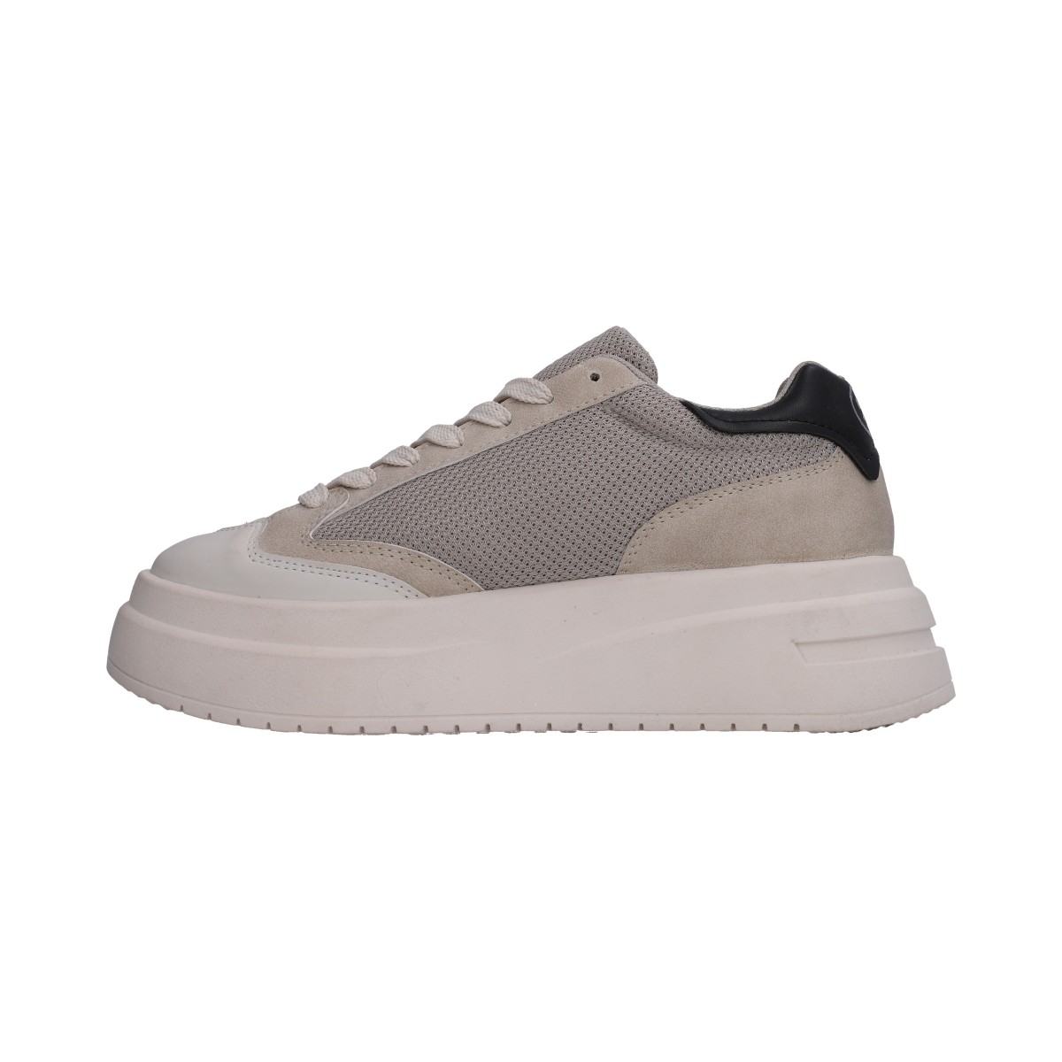 Foto 4 pulgar | Tenis Dama Casual Berlin Gris Suela Plataforma