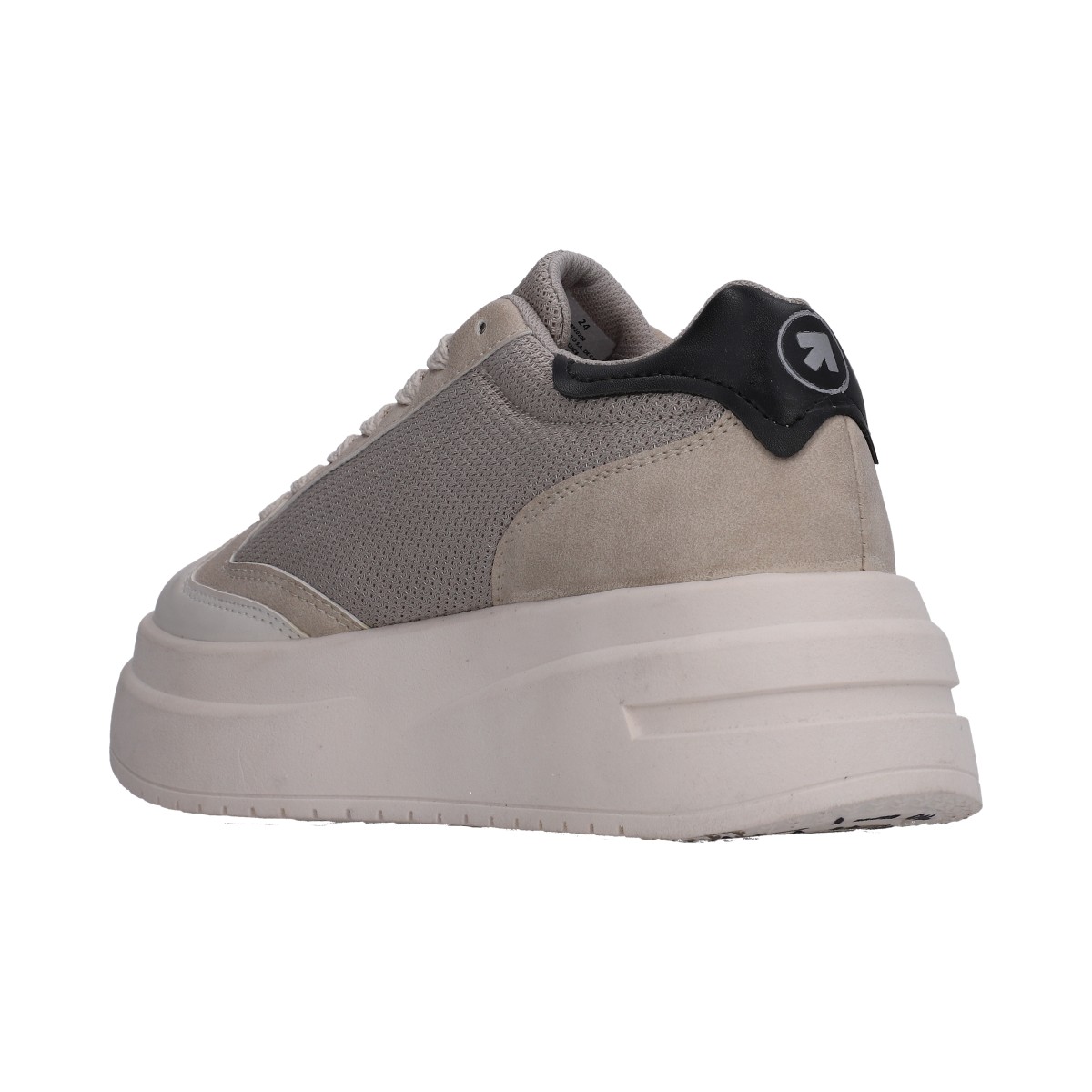 Foto 5 pulgar | Tenis Dama Casual Berlin Gris Suela Plataforma