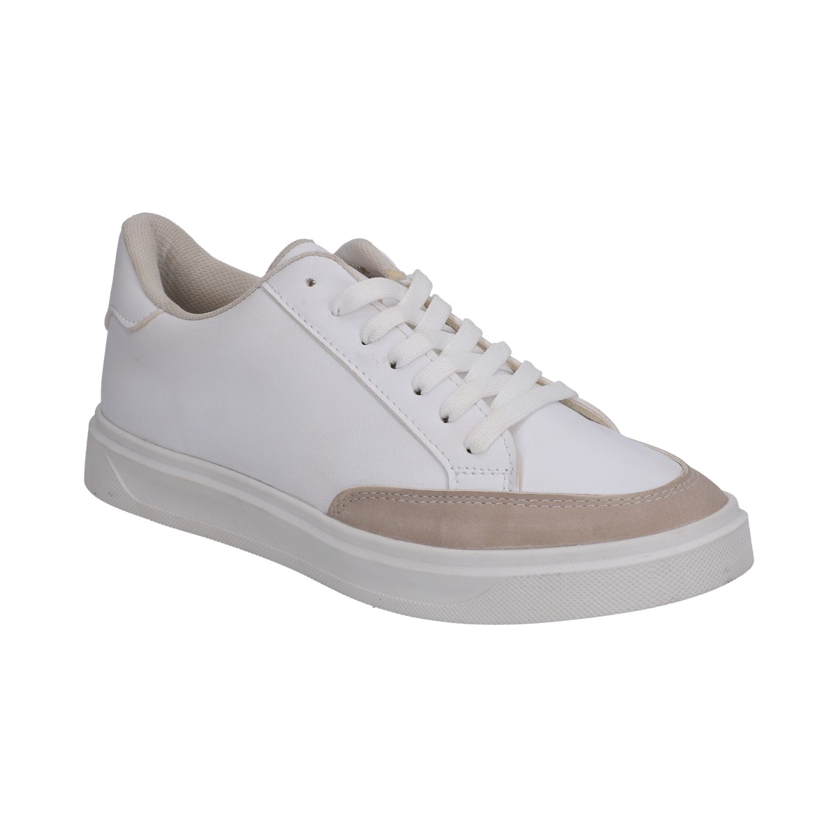 Foto 1 | Tenis Dama Casual Berlin Blancos Suela De Caja Y Agujetas