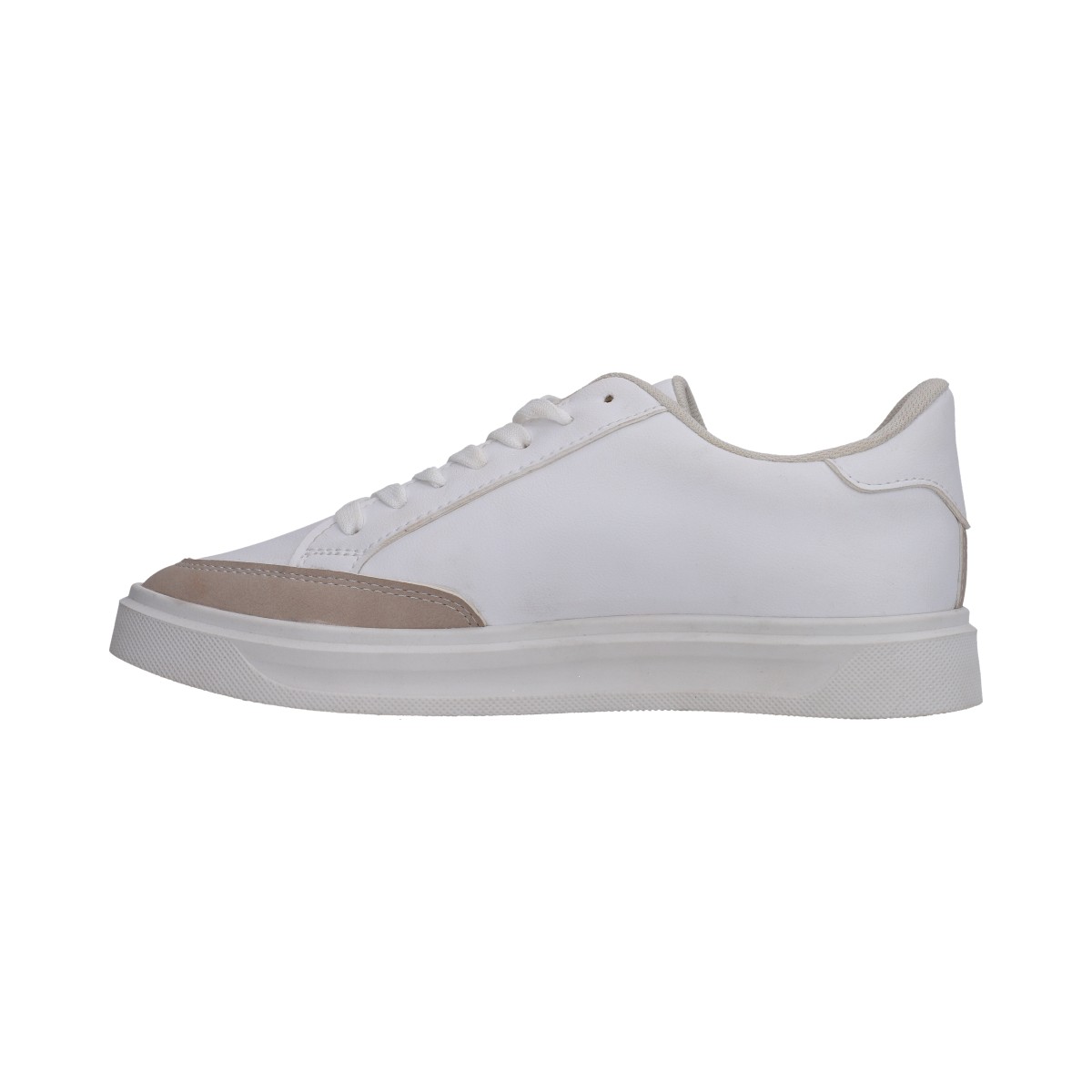 Foto 4 pulgar | Tenis Dama Casual Berlin Blancos Suela De Caja Y Agujetas