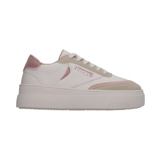 Foto 2 | Tenis Dama Berlin Blanco Rosa Casuales