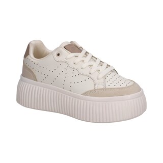 Foto 1 | Tenis Dama Casual Berlin Beige Agujetas