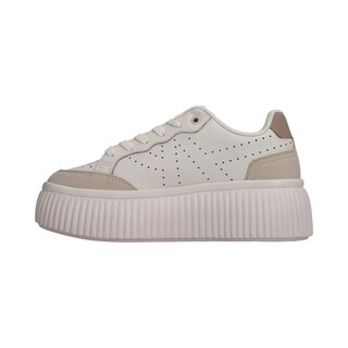 Foto 3 | Tenis Dama Casual Berlin Beige Agujetas