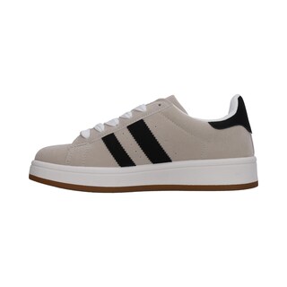 Foto 4 | Tenis Dama Berlin Casuales Gris Con Agujetas Blancas Suela De Caja