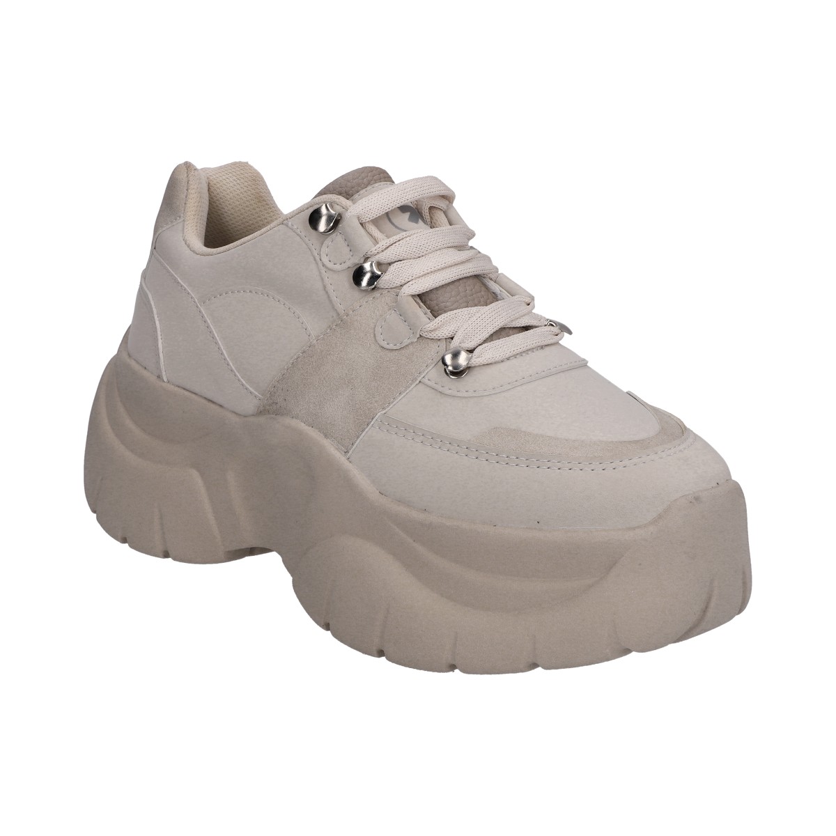 Foto 2 pulgar | Tenis Dama  Casual Berlin Beige Plataforma
