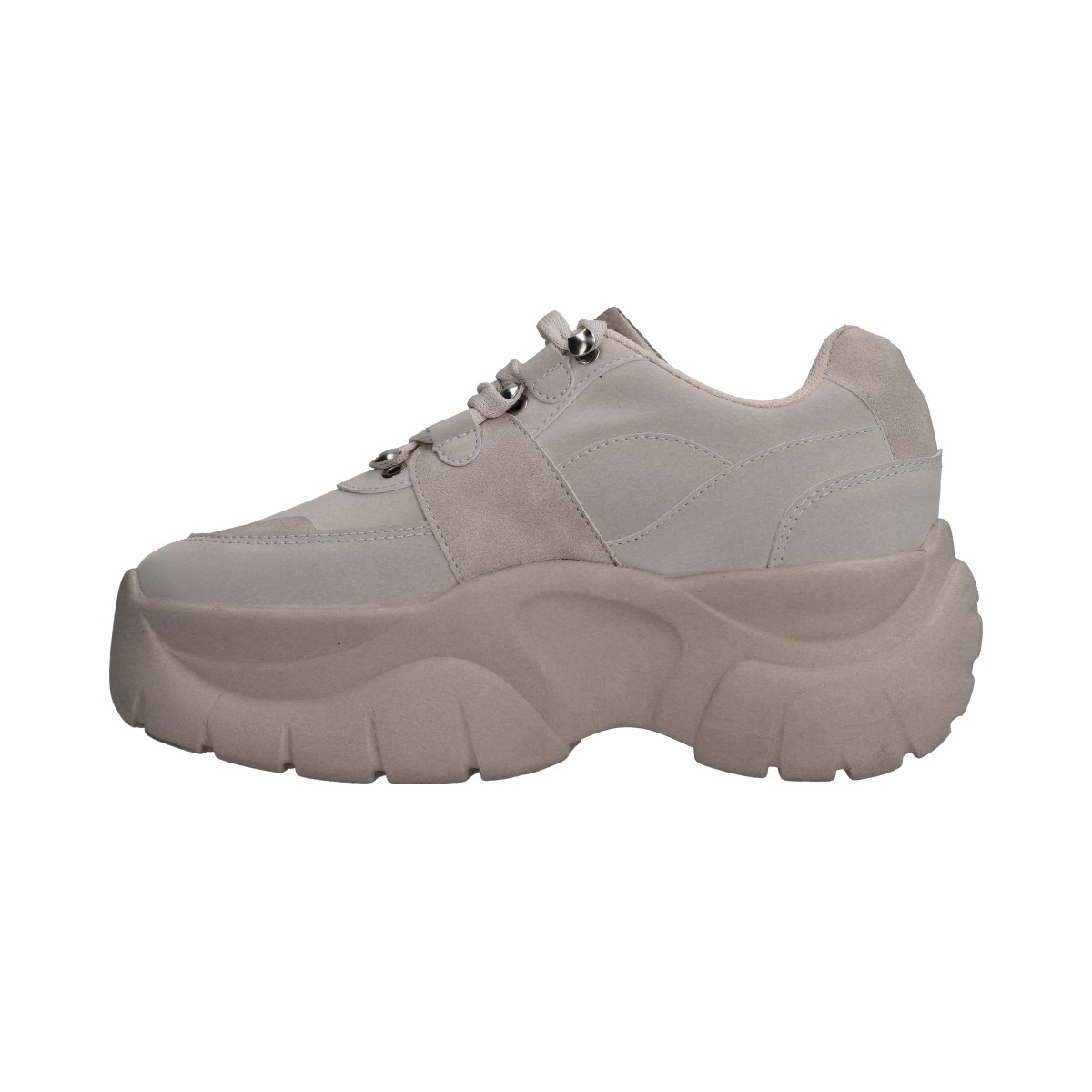 Foto 4 pulgar | Tenis Dama  Casual Berlin Beige Plataforma