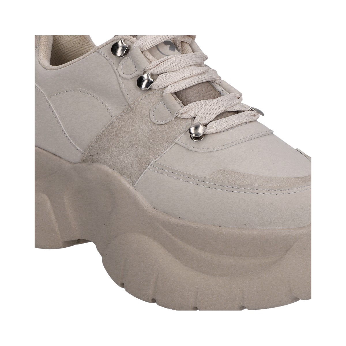 Foto 7 pulgar | Tenis Dama  Casual Berlin Beige Plataforma