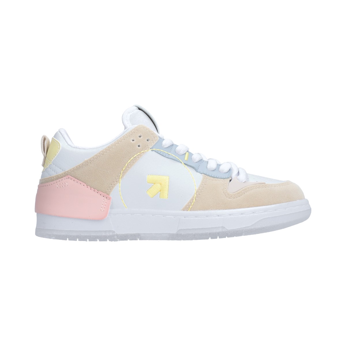 Foto 1 | Tenis Dama Casual Berlin Blanco Rosa Azul