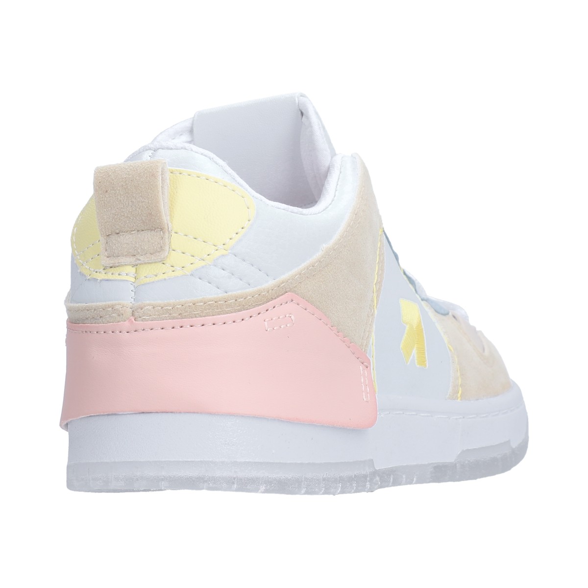 Foto 4 pulgar | Tenis Dama Casual Berlin Blanco Rosa Azul