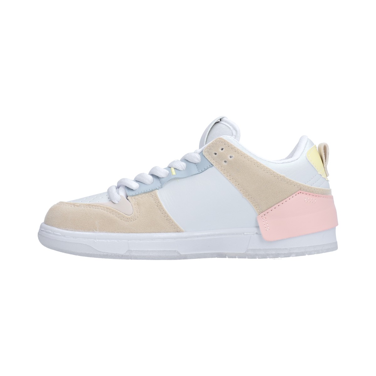 Foto 5 pulgar | Tenis Dama Casual Berlin Blanco Rosa Azul