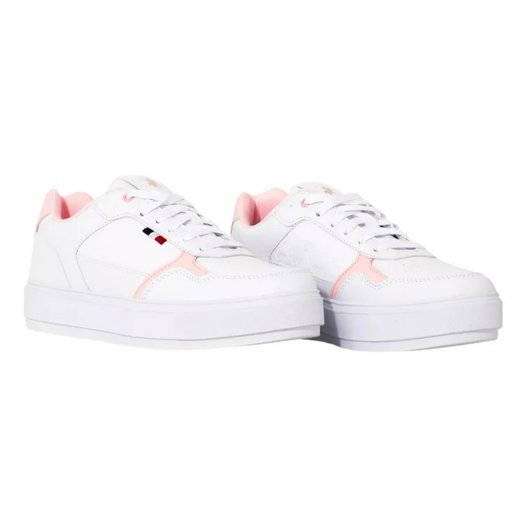 Tenis Polo York Team Club  Color Blanco Mujer Modelo Q131