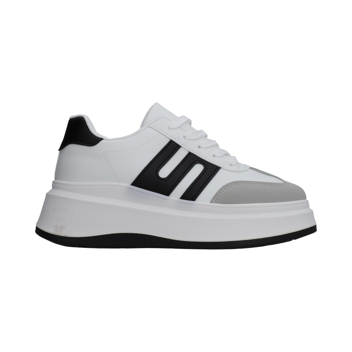 Foto 3 pulgar | Tenis Dama Casual Berlin Blanco Suela De Caja Y Agujetas