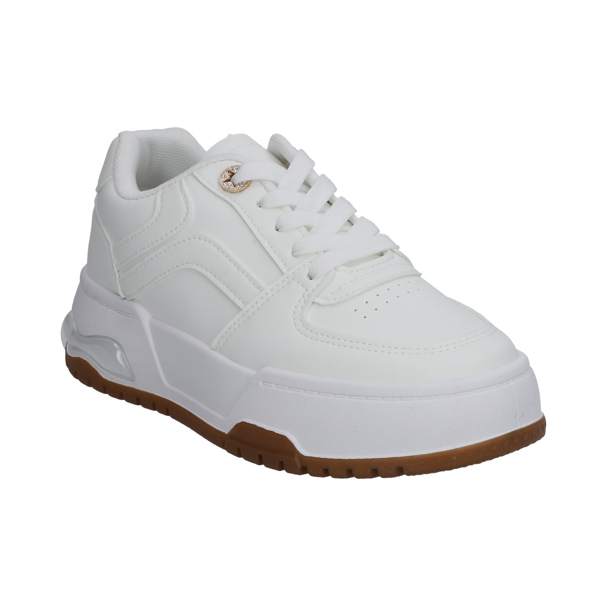 Foto 1 | Tenis Dama Berlin Blanco Casual