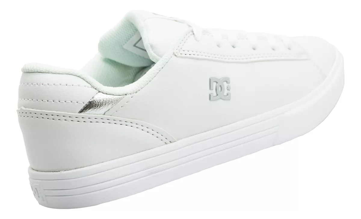 Foto 5 pulgar | Tenis  Dc Shoes Notch Color Blanco Mujer Modelo Adjs100128ws4
