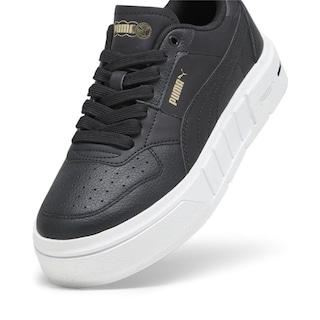 Foto 4 | Tenis Puma Cali Court Lth Negro para Mujer