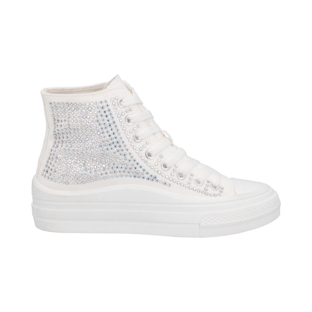 Foto 2 pulgar | Tenis Dama Ovx Botin Confort Casual Blanco