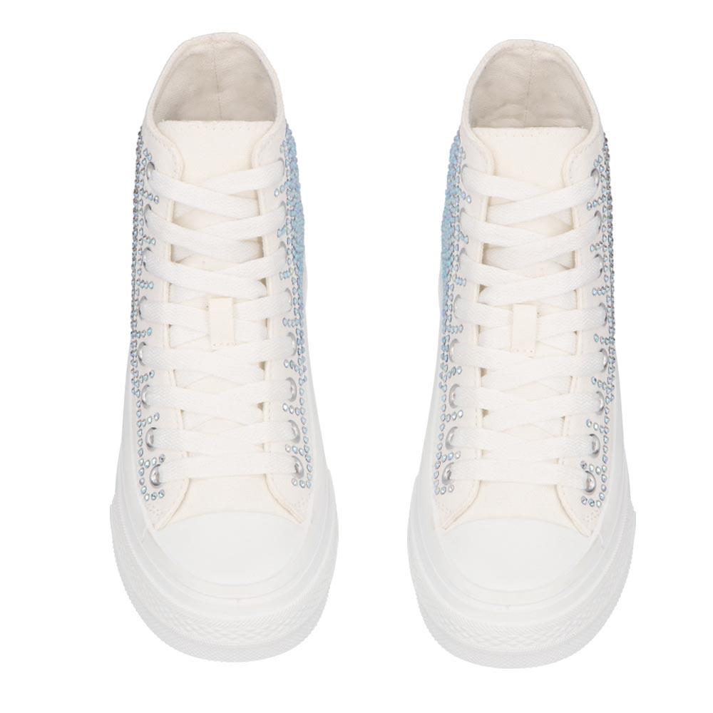Foto 7 pulgar | Tenis Dama Ovx Botin Confort Casual Blanco