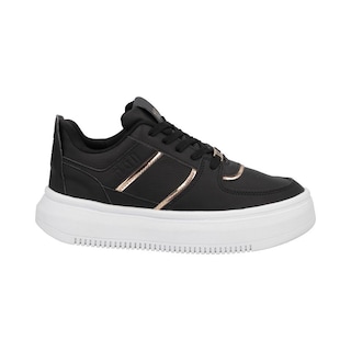 Foto 1 | Tenis Hgn By Mr Shu Dama Urbano Casual Mujer Nuevos Negro