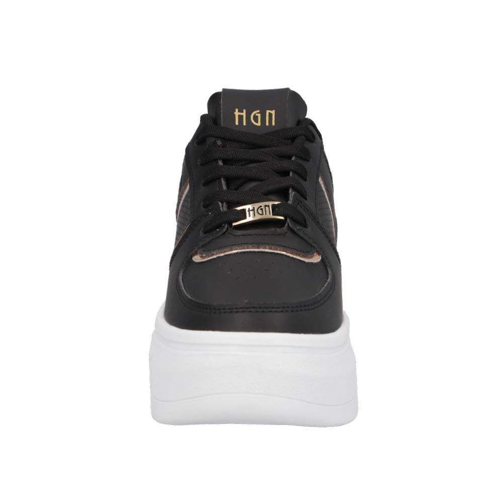 Foto 5 pulgar | Tenis Hgn By Mr Shu Dama Urbano Casual Mujer Nuevos Negro