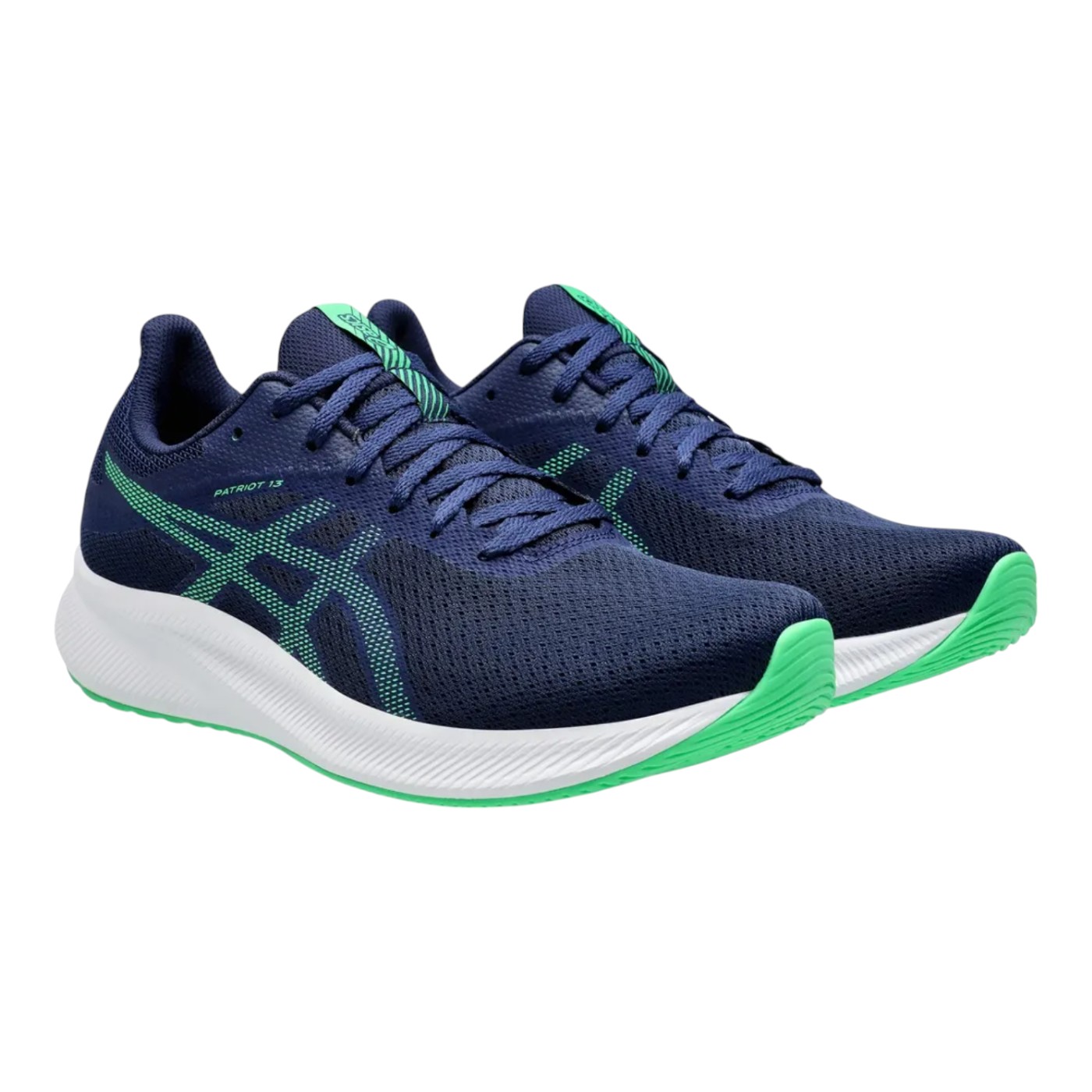 Foto 3 pulgar | Tenis Deportivos Asics Patriot 13 Azul para Hombre