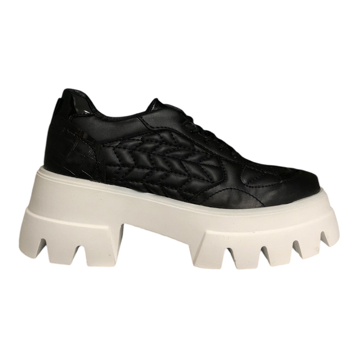 Tenis Plataforma Para Dama Color Negro Via Libera