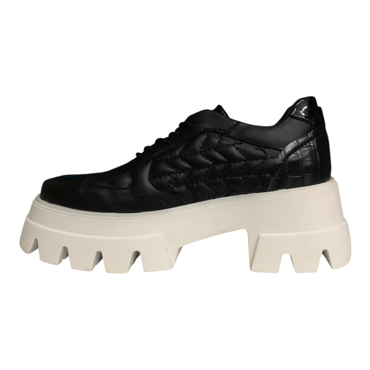 Foto 4 | Tenis Plataforma Para Dama Color Negro Via Libera