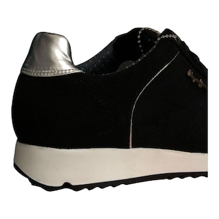Foto 2 | Tenis Milena Duo Negro/plata Para Dama Pepe Jeans London