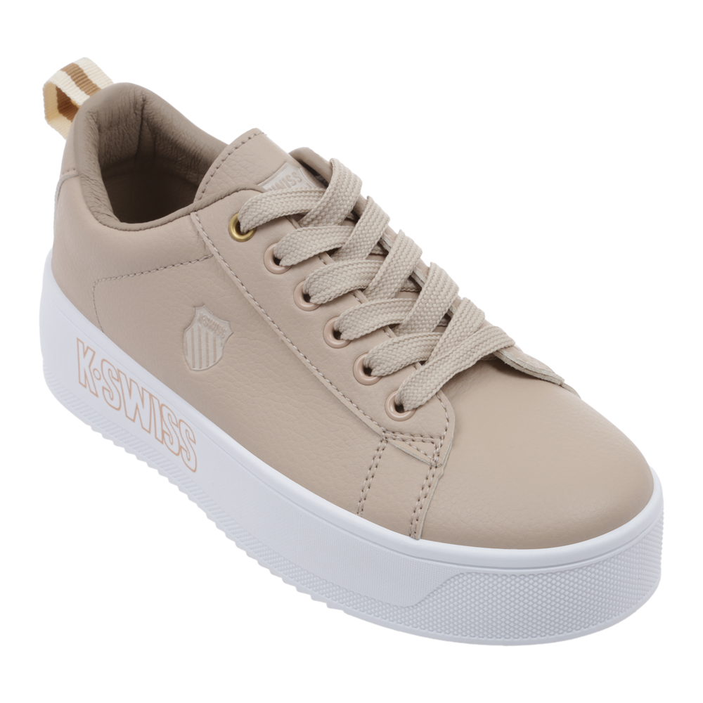 Foto 2 pulgar | Tenis K-swiss Trinity Platform Para Mujer Color Beige