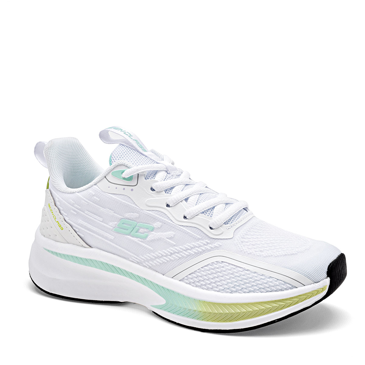 Been Class Tenis Deportivo Para Mujer Blanco Verde