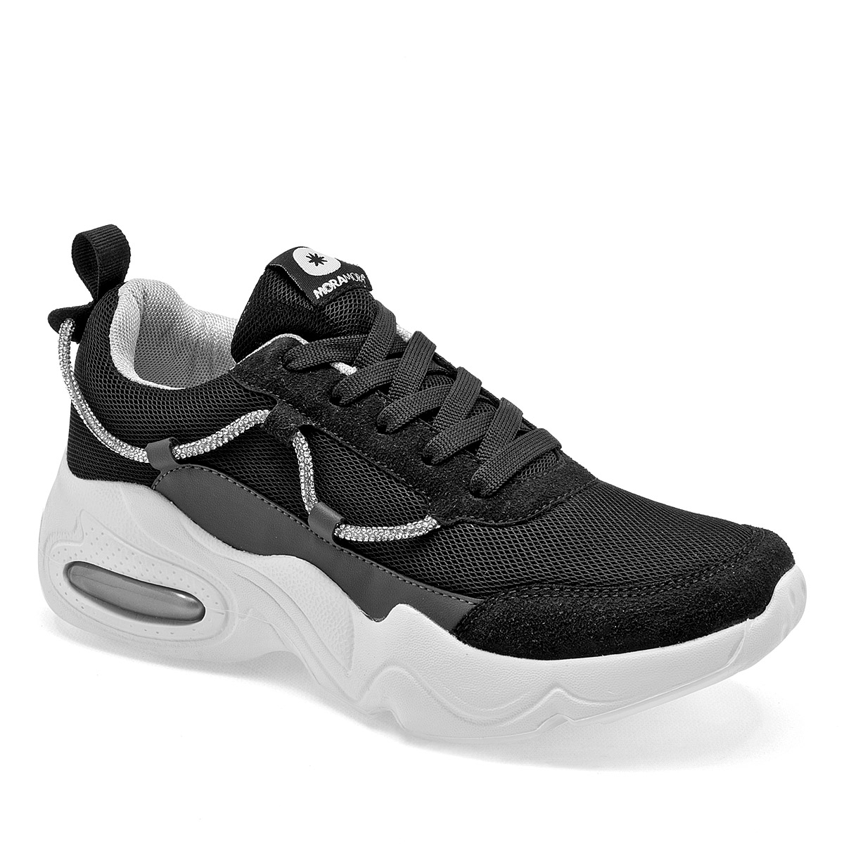 Foto 2 pulgar | Tenis Urbanos Moramora Negros para Mujer