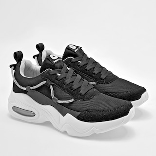 Foto 2 | Tenis Urbanos Moramora Negros para Mujer
