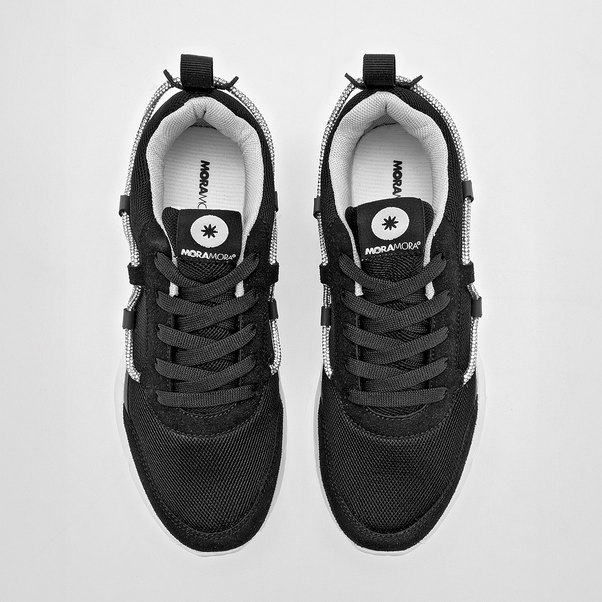 Foto 4 pulgar | Tenis Urbanos Moramora Negros para Mujer
