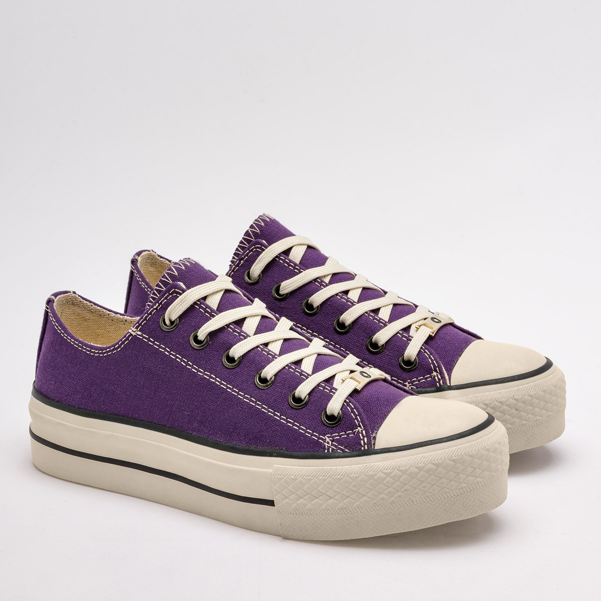 Foto 3 pulgar | Tenis Urbanos Moramora Morados para Mujer