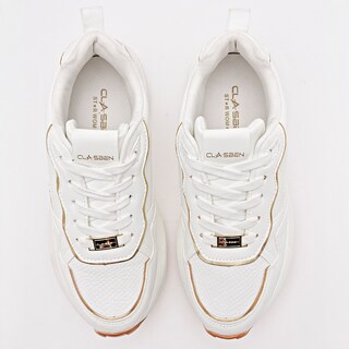 Foto 3 | Tenis Urbanos Clasben Blancos para Mujer