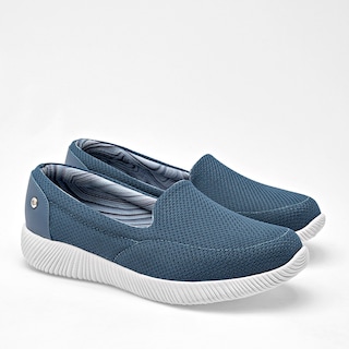 Foto 2 | Zapatos Confort Mora Azules Urbano para Mujer