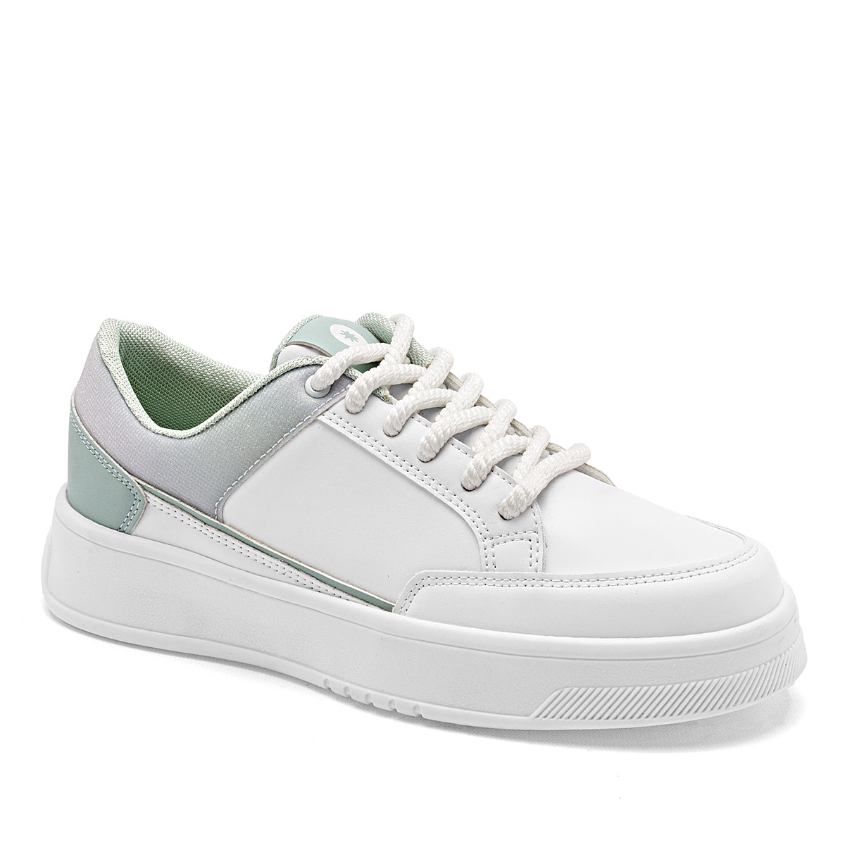 Moramora Tenis Urbano Para Mujer Blanco Verde