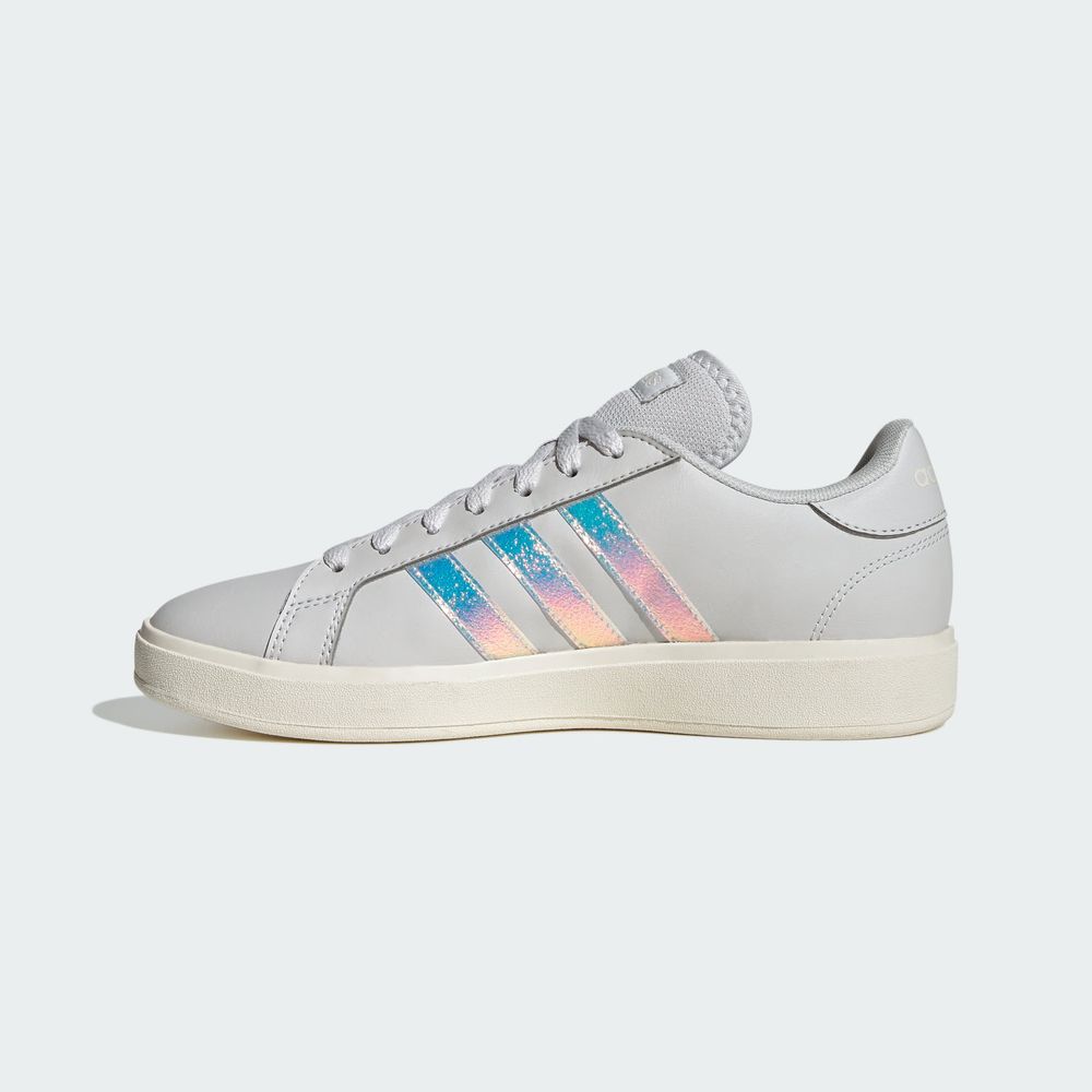 Foto 4 pulgar | Tenis Adidas Grand Court Base 2.0 Adidas Gris Mujer