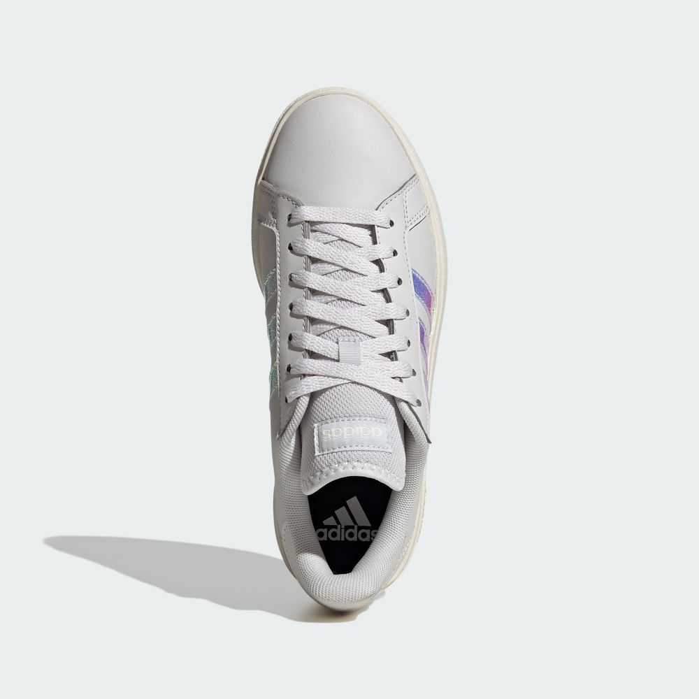 Foto 5 pulgar | Tenis Adidas Grand Court Base 2.0 Adidas Gris Mujer