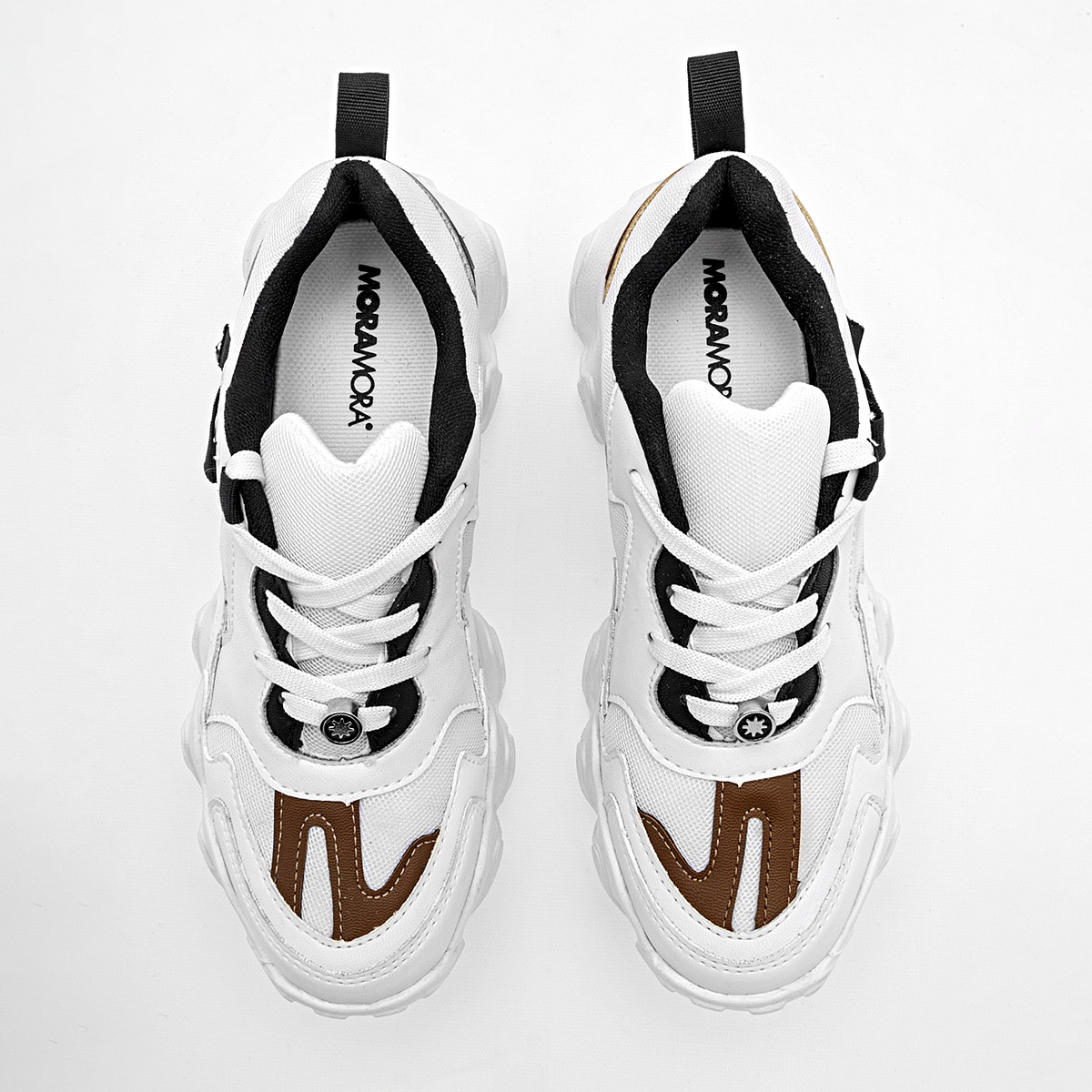 Foto 4 pulgar | Tenis Urbanos Moramora Blancos para Mujer