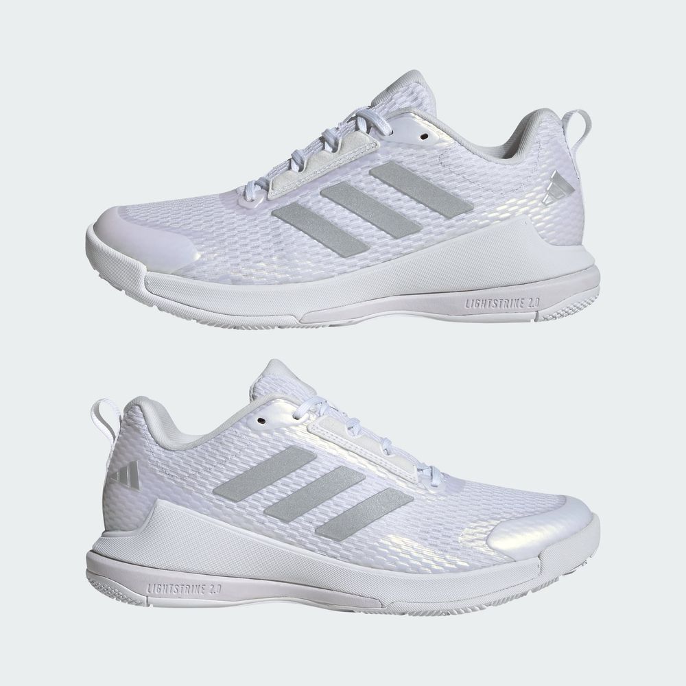 Foto 9 pulgar | Tenis Adidas Novaflight 2 Blancos para Mujer